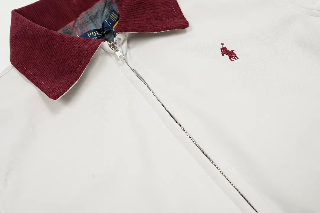 P306 💰 -Ralph Lauren 24ssRL classic war horse logo embroidered jacket zipper jacket on the chest -The item is made of custom-made fabrics and purchased from the original version. A full set of custom-made accessories. Details determine success or failure. Heavy new autumn and winter style. The upper body effect is very nice. Loose fit. Color: Picture color. Size: M-XXL. Size. Length. Bust. Sleeve length. Shoulder width. M 64 108 59 - L 66. 112 60 - XL 68 116 61 - 2XL 70 120 62 -